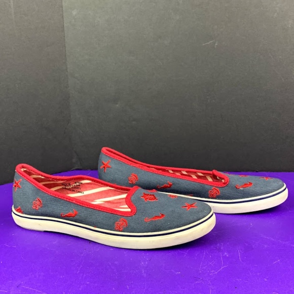 Sperry Shoes - Sperry Top-Sider Slip On Shoes Nautical Shells